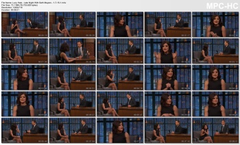 Lucy Hale - Late Night With Seth Meyers - 1-7-15