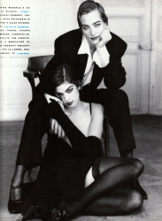 Cindy Crawford & Tatjana Patitz - Vogue Italia 1991 - 8xHQ MAa46Rrl