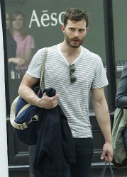 Jamie Dornan - Leaving the gym with his wife Amelia Warner - April 8, 2015 - 15xHQ Qt0gmZfO