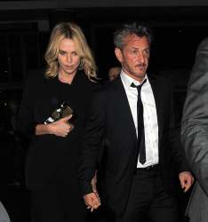 Charlize Theron and Sean Penn - seen leaving Royal Festival Hall. London - February 16, 2015 (153xHQ) RpDUa765