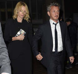 Charlize Theron and Sean Penn - seen leaving Royal Festival Hall. London - February 16, 2015 (153xHQ) S7BFwWWY