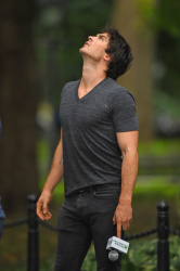 Ian Somerhalder - does a segment for 'The Climate Reality Project' in Washington Square Park - August 23, 2014 - 10xHQ HOEdlXuW