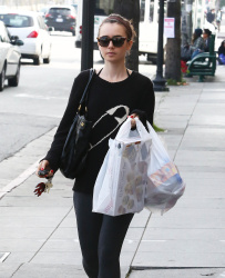 Lily Collins - Shopping in West Hollywood - February 20, 2015 (18xHQ) Jam48bXt