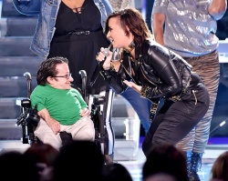 Demi Lovato and Cher Lloyd - Performing Really Don't Care at the Teen Choice Awards. August 10, 2014 - 45xHQ OQ0eVt7j
